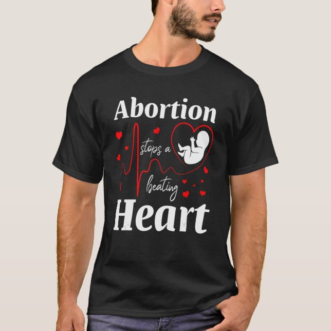 Abtreibung stoppt ein schleichendes Herz Frauen Ge T-Shirt (Vorderseite)