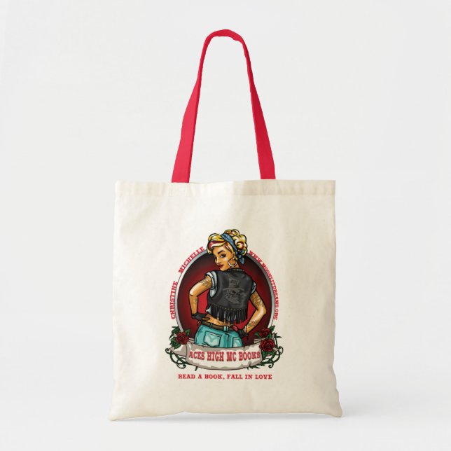 Abtrünnige rosige Taschen-Tasche Tragetasche (Vorne)