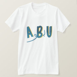 Abu arabischer Text T-Shirt