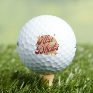 Abu Dhabi أ ب و ظ ي Golf Retro in den Vereinigten Golfball