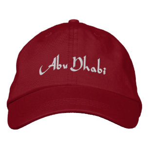 Abu Dhabi Bestickte Kappe