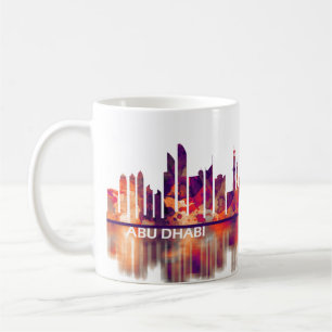 Abu Dhabi UAE Skyline Kaffeetasse