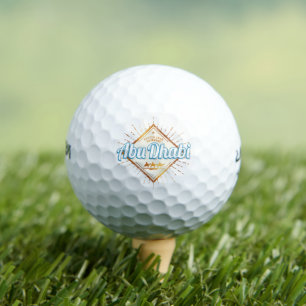 Abu Dhabi Vereinigte Arabische Emirate Vintage VAE Golfball