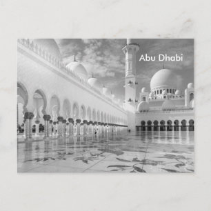 Abu Dhabi Vintage-Reise-Tourismus-Werbung Postkarte