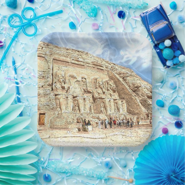 Abu Simbel 002 Pappteller (Party)
