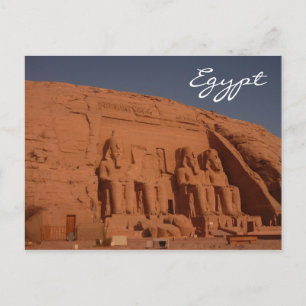 Abu Simbel sonnenbeschienen Postkarte