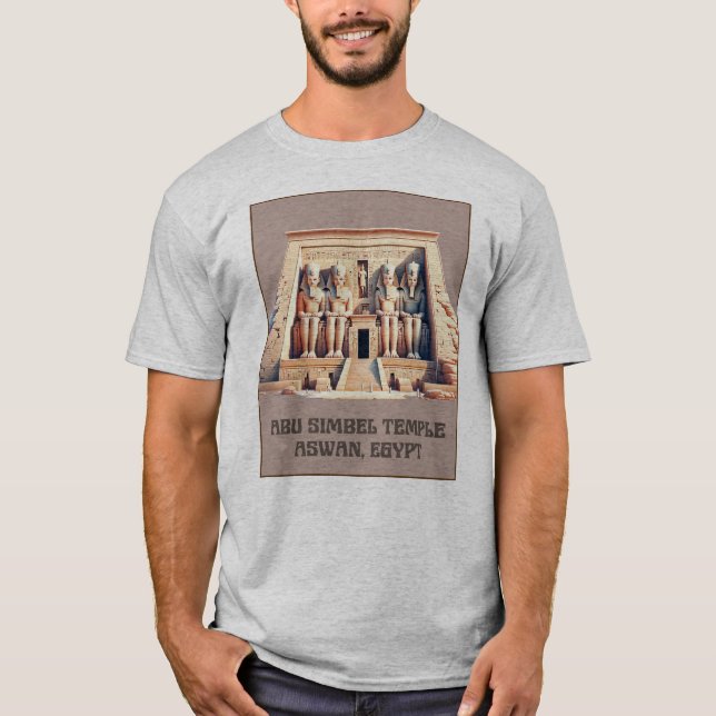 Abu Simbel Temple in Aswan, Ägypten T-Shirt (Vorderseite)