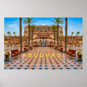 Abudhabi - Palast Poster