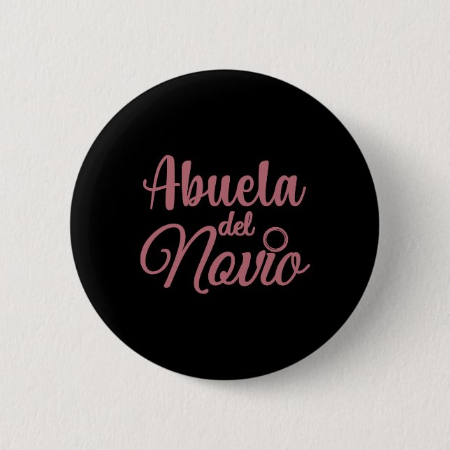 Abuela Del Novio Button (Vorderseite)