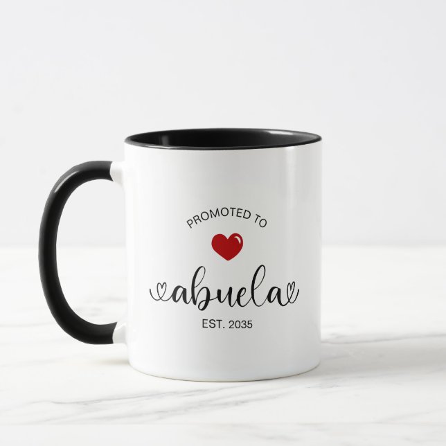 Abuela Established New Grandmother Gift Tasse (Links)