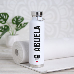 Abuela Spanische Oma Custom Date Simple Trinkflasche
