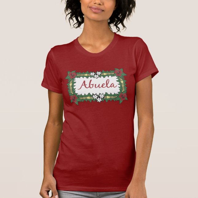 Abuela tropisch T-Shirt (Vorderseite)
