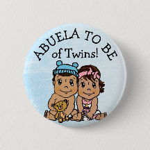 Abuela wird von Twins, Hispanic Baby Dusche