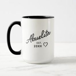 Abuelita Est Year  Pregnancy Reveal & Mother’s Day Tasse