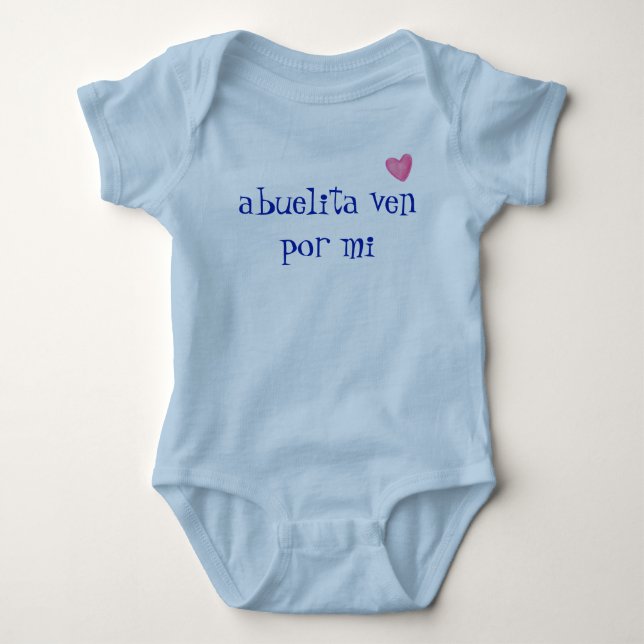 Abuelita Ven Por Mi Baby Romper Jumper Baby Strampler (Vorderseite)