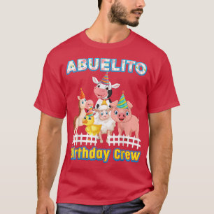Abuelito des Bauern der Crew zum Geburtstag T-Shirt