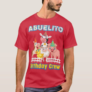 Abuelito des Bauern der Crew zum Geburtstag T-Shirt