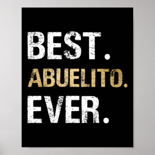 Abuelito je Grafikgeschenk von Großtochter Gran Poster