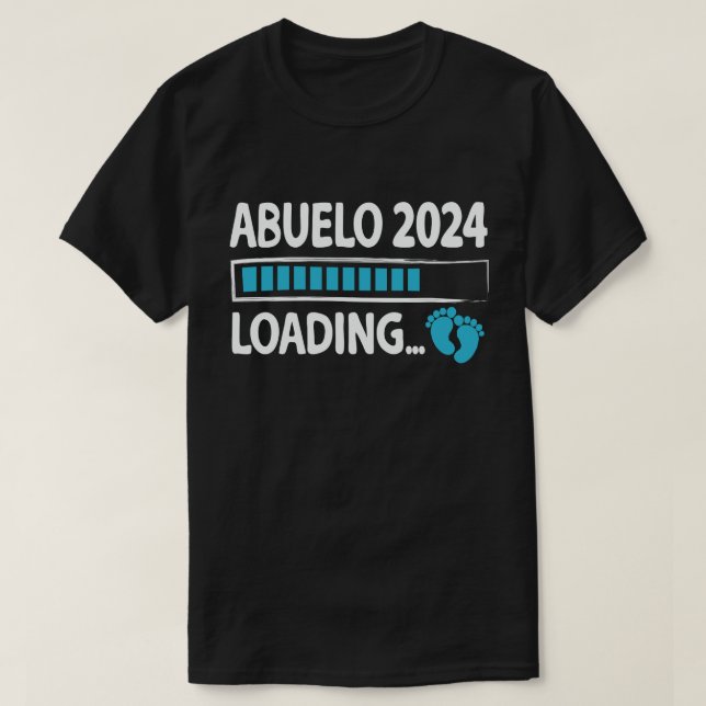 Abuelo 2024 Neue Großvater Großvater als Großvater T-Shirt (Design vorne)
