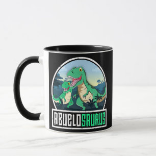 Abuelosaurus T Rex Dinosaur Saurus Latino Opa Tasse