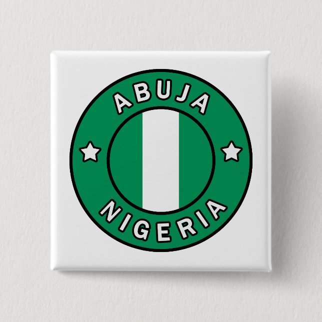 Abuja Nigeria Button (Vorderseite)