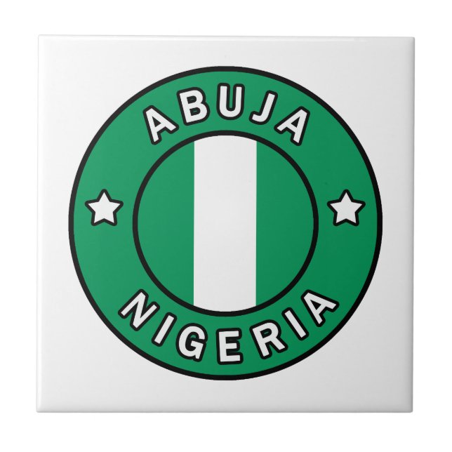 Abuja Nigeria Fliese (Vorderseite)