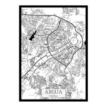 Abuja Nigeria Karte