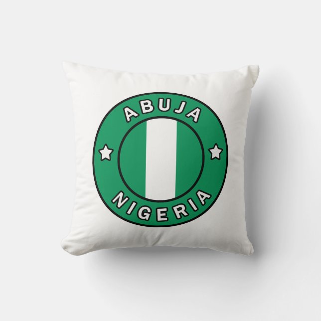 Abuja Nigeria Kissen (Vorderseite)