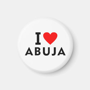 Abuja Nigeria Liebesstadt Herz gefällt Reisen Magnet