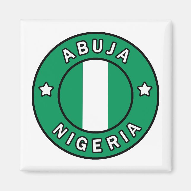 Abuja Nigeria Magnet (Vorne)