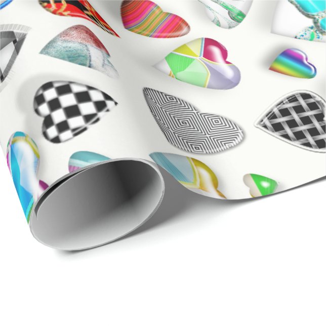 ABUNCHOFHEARTS GESCHENKPAPIER (Rolleneckpunkt)