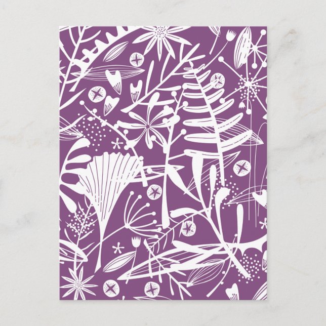 Abundance Botanical Berry Postkarte (Vorderseite)