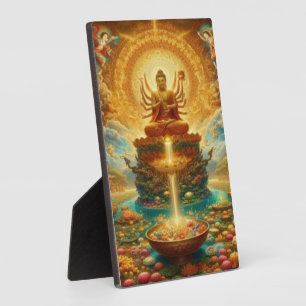 Abundance Plaque mit Easel Fotoplatte