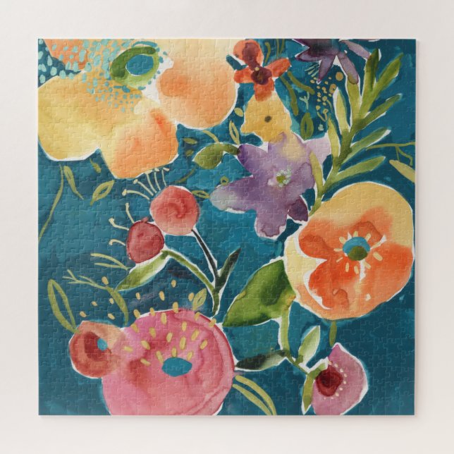 Abundant Florals I (Horizontal)