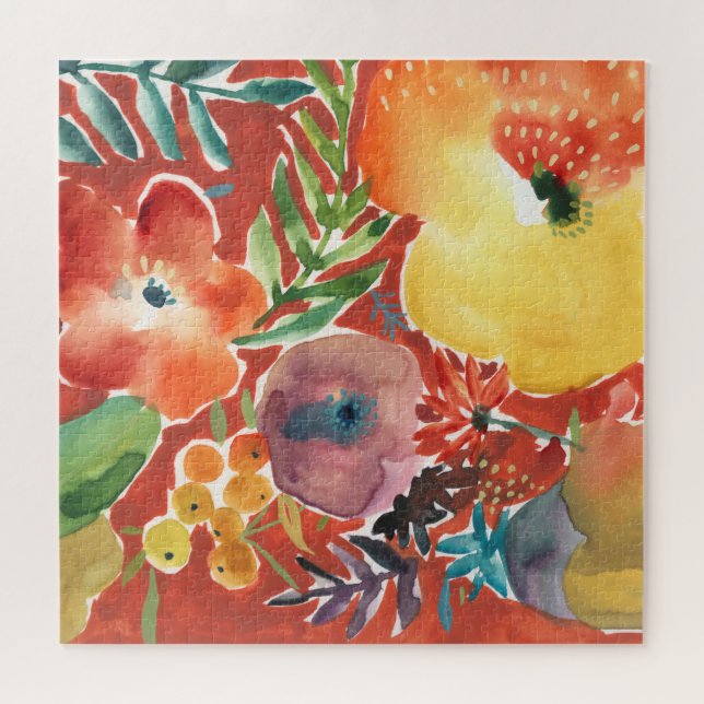 Abundant Florals III (Horizontal)