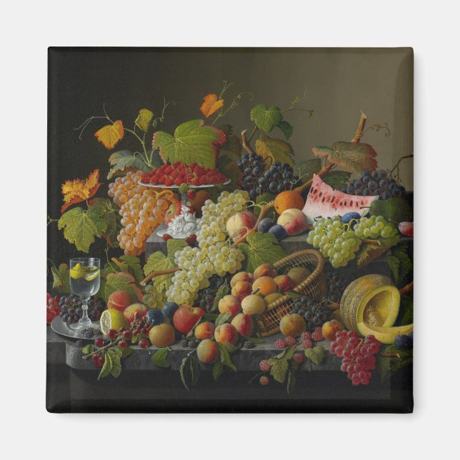 Abundant Fruit, 1858 (oil on canvas) Magnet (Vorne)