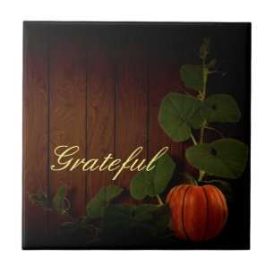 Abundant Harvest Pumpkin Erntedank Fliese