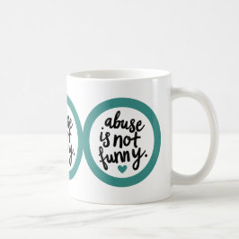 Abuse is not funny kaffeetasse