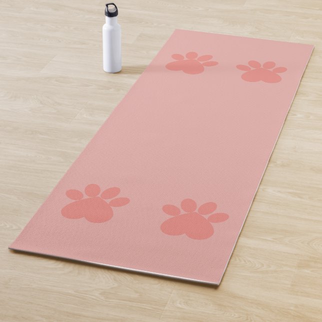 Abwärts Hunde Yoga Mat - Koralleninhalt Yogamatte (Beispiel)