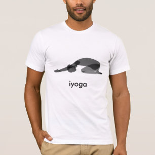 Abwärtsblickender Hund, Iyengar-Yoga T-Shirt