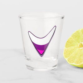 Abwärtspfeil - Minimalistische Vektorgestaltung Schnapsglas