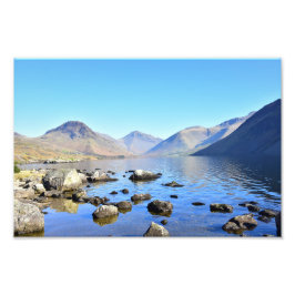 Abwasser und Langdales, Lake District Fotodruck