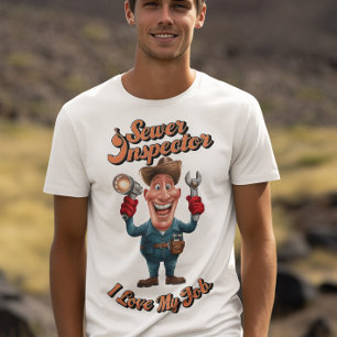 Abwasserprüfer mit Abzweigungen T-Shirt