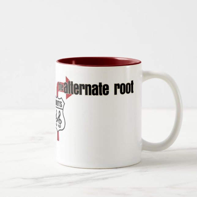 Abwechselnde Wurzel-Kaffee-Tasse Zweifarbige Tasse (Rechts)