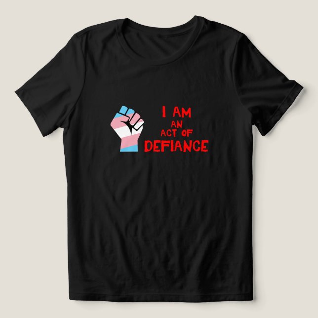 Abweichung (LGBT-Transgender) Tri-Blend Shirt (Design Vorderseite)