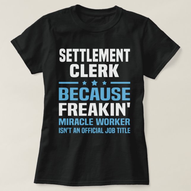 Abwicklungsbeauftragter T-Shirt (Design vorne)