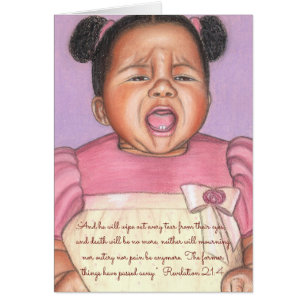 Abwischen-Riss von den Augen u. von