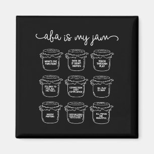 Aby ist mein Jam Autism Awareness Verhaltensanalys Magnet