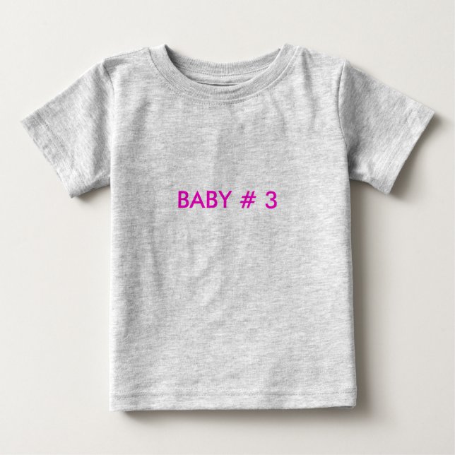 ABY Nr. 3 Baby T-shirt (Vorderseite)