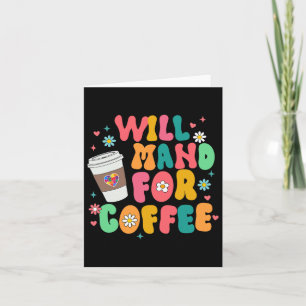 Aby Sped Autismus Awareness Coffee Lover wird Mand Karte
